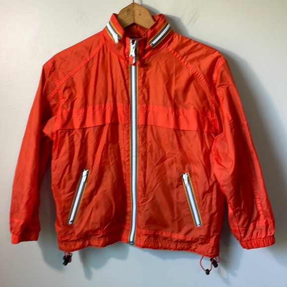 Gap kids packable hooded windbreaker with jersey lining in size 6-8. Ex. Cond - Picture 1 of 10